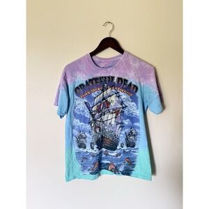 Grateful Dead shirt small Liquid blue ship of fools tie dye concert band